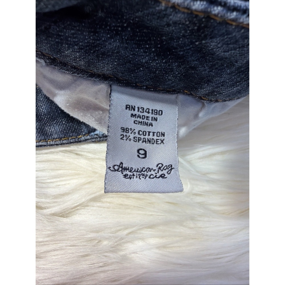 American Rag Cie Vintage Curvy Women Blue Cut Off Denim Shorts Size 9 Sexy 221 - Picture 3 of 10